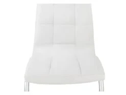 Lot De 6 Chaises NADYA - Simili - Blanc -Mobilia Boutique chaise 327847