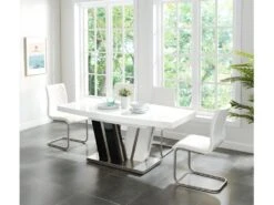 Lot De 2 Chaises WESTON - Simili - Blanc 12 Lot De 2 Chaises WESTON - Simili - Blanc -Mobilia Boutique chaise 338305