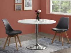 Lot De 6 Chaises JODY - Polypropylène Et Hêtre - Gris -Mobilia Boutique chaise 356353