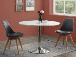 Lot De 2 Chaises JODY - Polypropylène Et Hêtre - Gris -Mobilia Boutique chaise 356363