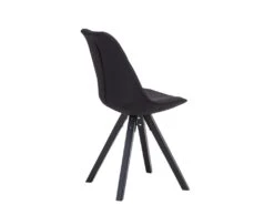 Lot De 2 Chaises Scandinaves ANEYA - Tissu & Pieds Hévéa - Noir 12 Lot De 2 Chaises Scandinaves ANEYA - Tissu & Pieds Hévéa - Noir -Mobilia Boutique chaise 364765