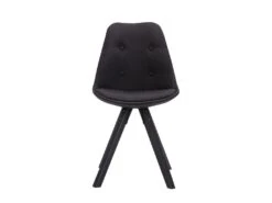 Lot De 2 Chaises Scandinaves ANEYA - Tissu & Pieds Hévéa - Noir 11 Lot De 2 Chaises Scandinaves ANEYA - Tissu & Pieds Hévéa - Noir -Mobilia Boutique chaise 364767