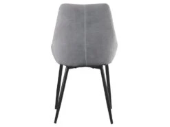 Lot De 6 Chaises MASURIE - Tissu - Gris -Mobilia Boutique chaise 385903