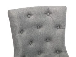 Lot De 2 Chaises JOLIA - Tissu Et Pieds Bois - Gris -Mobilia Boutique chaise 427081