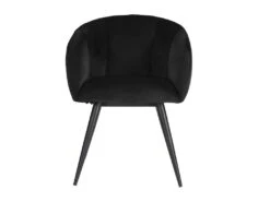 Lot De 2 Chaises VADIM De Pascal MORABITO - Velours Et Métal - Noir -Mobilia Boutique chaise 453629