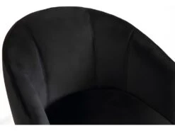 Lot De 2 Chaises VADIM De Pascal MORABITO - Velours Et Métal - Noir -Mobilia Boutique chaise 453633