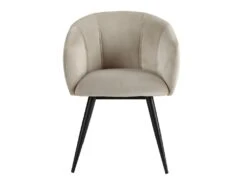 Lot De 2 Chaises VADIM De Pascal MORABITO - Velours Et Métal - Beige -Mobilia Boutique chaise 453643