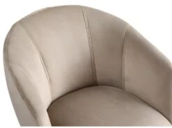 Lot De 6 Chaises VADIM De Pascal MORABITO - Velours Et Métal - Beige -Mobilia Boutique chaise 453669