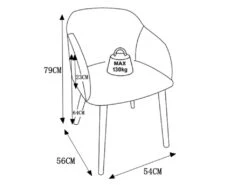 Lot De 2 Chaises Avec Accoudoirs - Tissu Et Hévéa - Beige - JELISA -Mobilia Boutique chaise 500519