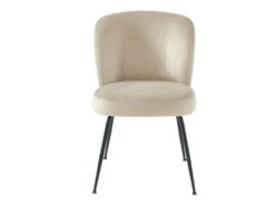 Lot De 2 Chaises En Velours Et Métal - Beige - POLPONA De Pascal MORABITO -Mobilia Boutique chaise 6837099