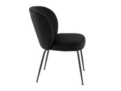 Lot De 2 Chaises En Velours Et Métal - Noir - POLPONA De Pascal MORABITO -Mobilia Boutique chaise 6841207