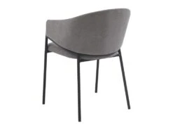 Lot De 2 Chaises Avec Accoudoirs En Tissu Et Métal - Gris - ORDIDA De Pascal MORABITO -Mobilia Boutique chaise 6945231