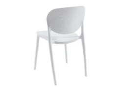 Chaise Empilable En Polypropylène - Blanc - CARETANE -Mobilia Boutique chaise 8122589