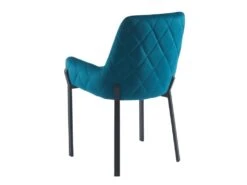 Lot De 2 Chaises Avec Accoudoirs En Velours Et Métal - Bleu - CAROLONA De Pascal MORABITO -Mobilia Boutique chaise 8741607