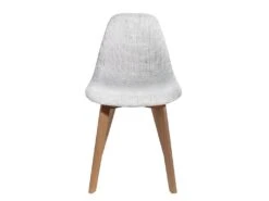 STYGN - Lot De 2 Chaises Avec Maille Grise -Mobilia Boutique chaise 8935633