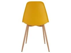 ESTER - Chaise Scandinave Curry Pieds Métal Bois (X2) -Mobilia Boutique chaise 8935751