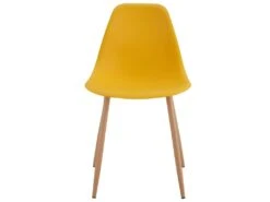 ESTER - Chaise Scandinave Curry Pieds Métal Bois (X2) -Mobilia Boutique chaise 8935755