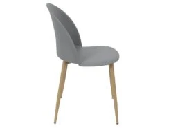 MADDY - Lot De 2 Chaises Scandinaves Grises -Mobilia Boutique chaise 8936483