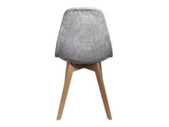 STYGN - Lot De 6 Chaises Avec Maille Grise -Mobilia Boutique chaise 8936689