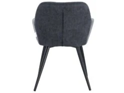 Chaise De Salle à Manger En Lin Gris Foncé 19_0000414 -Mobilia Boutique chaise 8937405