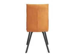 BISPO - Lot De 2 Chaises Tissu Coloris Orange -Mobilia Boutique chaise 8939065