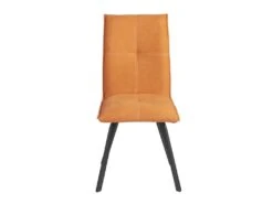 BISPO - Lot De 6 Chaises Tissu Coloris Orange -Mobilia Boutique chaise 8939513