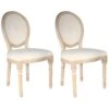 MELINDA - Lot De 2 Chaises Baroques Avec Dossier Canné -Mobilia Boutique chaise 8939771
