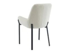 Lot De 2 Chaises Avec Accoudoirs En Tissu Bouclette Et Métal - Blanc - CAROLONA De Pascal MORABITO -Mobilia Boutique chaise 9066493