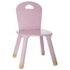 Lot De 2 Chaises Douceur Rose Pour Enfant En Bois - Dim : L28x L50 X H28 Cm