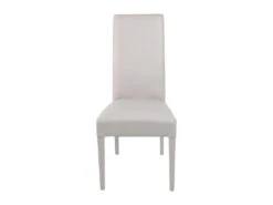 TORINO - Lot De 2 Chaises Simili Gris Clair Et Pieds Laqués -Mobilia Boutique chaise 9177377