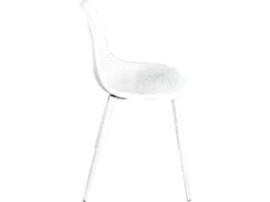 KAYELLES Lot De 4 Chaises De Cuisine Nid D’abeille OTA (Blanc) -Mobilia Boutique chaise 9235197