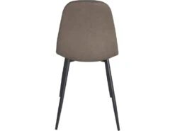 Lot De 4 Chaises Design Rembourrées NOVA (marron) -Mobilia Boutique chaise 9243819