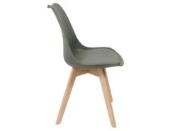 MEDALINE - Lot De 2 Chaises Scandinaves Kaki -Mobilia Boutique chaise 9244389