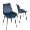 Lot De 2 Chaises Velours De Salle à Manger MADI -Mobilia Boutique chaise 9245381
