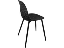 KAYELLES Lot De 4 Chaises De Cuisine Nid D’abeille OTA (Noir) -Mobilia Boutique chaise 9245591