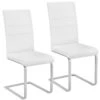 Lot De 2 Chaises De Salle à Manger Salon Cuisine Design Blanc 1908013 -Mobilia Boutique chaise 9245845