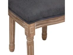 Lot De 2 Chaises Coloris Gris - Longueur 49 X Profondeur 56 X Hauteur 96 Cm -Mobilia Boutique chaise 9247243