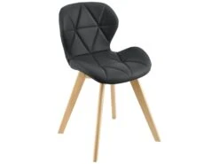 Lot De 4 Chaises Älmhult Simili 81 X 57 X 49 Cm Noir [en.casa] -Mobilia Boutique chaise 9249371