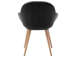 CANCUN - Chaise Scandinave Tissu Gris Anthracite Pieds Métal Effet Bois (x2) 9 CANCUN - Chaise Scandinave Tissu Gris Anthracite Pieds Métal Effet Bois (x2) -Mobilia Boutique chaise 9249379