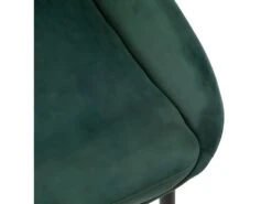 Lot De 2 Chaises En Velours Vert Et Piètement En Métal Noir - JAZZY -Mobilia Boutique chaise 9252037