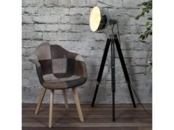 MELO - Lot De 2 Fauteuils Scandinaves Aspect Vieux Cuir -Mobilia Boutique chaise 9252315