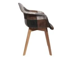 MELO - Lot De 2 Fauteuils Scandinaves Aspect Vieux Cuir -Mobilia Boutique chaise 9252321