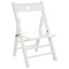 Chaise Pliante Pour Enfant En Bois Blanc H 51.9 Cm -Mobilia Boutique chaise 9280007