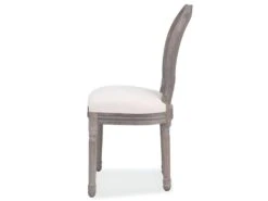 Lot De Deux Chaises De Salle à Manger Lin Et Rotin Gris 1902210 -Mobilia Boutique chaise 9322203