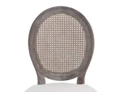 Lot De Deux Chaises De Salle à Manger Lin Et Rotin Gris 1902210 -Mobilia Boutique chaise 9322205