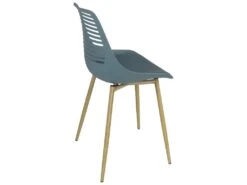 Lot De 2 Chaises De Cuisine Retro (bleu) GEOS -Mobilia Boutique chaise 9524649