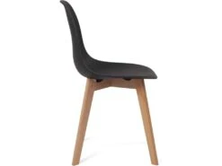 Lot De 4 Chaises Cuisine Style Scandinave NAO (noir) 9 Lot De 4 Chaises Cuisine Style Scandinave NAO (noir) -Mobilia Boutique chaise 9524877