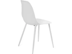 Lot De 4 Chaises De Cuisine Design NOVA (blanc) -Mobilia Boutique chaise 9524909