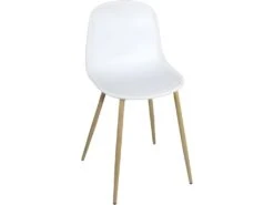 Lot De 2 Chaises De Cuisine Design YENI (blanc) -Mobilia Boutique chaise 9525305