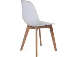 Lot De 4 Chaises Cuisine Style Scandinave NAO (blanc) -Mobilia Boutique chaise 9525417